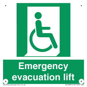 Emergency evacuation lift